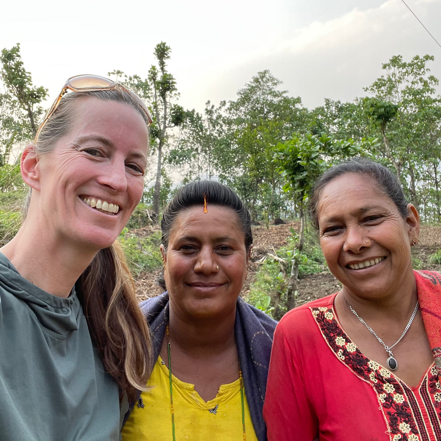 Annabel with Kamala in Nepal Pidim