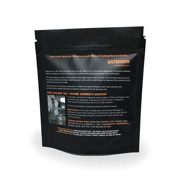 Back View, Father Zambezi’s Mission, Oolong Tea, tearebellion.com